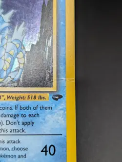 Giovanni's Gyarados 5/132 Gym Challenge 1st Edition Holo Rare Pokemon WOTC HP - Image 3