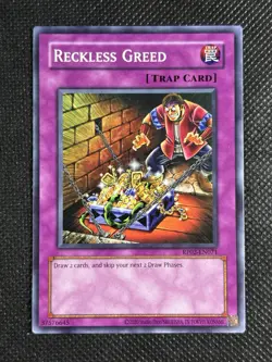 YuGiOh! - Reckless Greed RP02-EN071 Common Unlimited (Reprint) Near Mint - Image 1