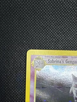 Pokemon TCG Sabrina's Gengar 14/132 Gym Challenge Rare Holo Card - Image 2
