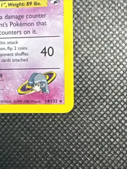 Pokemon TCG Sabrina's Gengar 14/132 Gym Challenge Rare Holo Card - Image 4