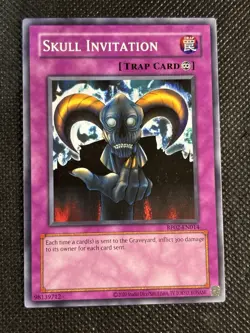 YuGiOh! - Skull Invitation RP02-EN014 Common Unlimited (Reprint) Near Mint - Image 1