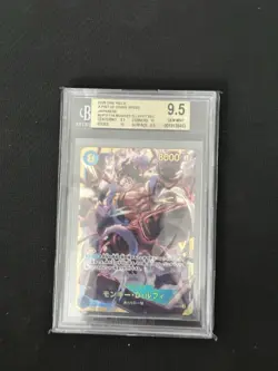 🔥 BGS 9.5 GEM MINT – Monkey D. Luffy OP11-118 SEC | One Piece Card Game 🔥 - Image 1