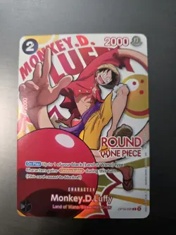 Monkey D. Luffy - One Piece x Round 1 Promo Card - OP16-095 - ENGLISH - NM/MT - Image 1