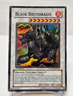 Black Brutdrago SOVR-EN043 Super Rare 1st Edition Yugioh 7703 - Image 1