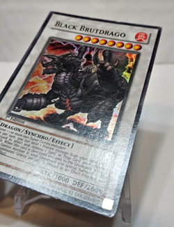 Black Brutdrago SOVR-EN043 Super Rare 1st Edition Yugioh 7703 - Image 2