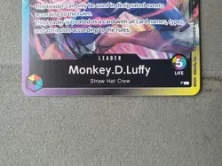 One Piece Card Game (TCG/CCG): Monkey D. Luffy Leader (L) 3rd Anniversary Promo - Image 4