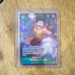 One Piece Card Game Monkey D. Luffy Alternate Art - The Time of Battle OP16-034 - Image 1