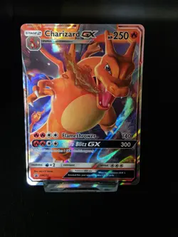 Pokemon TCG Charizard GX SM211 Hidden Fates Holo Promo Card M/Nm Condition - Image 1