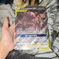 Pokemon Umbreon & Darkrai GX TAG TEAM Holo Promo Oversized SM241 Card - Image 1