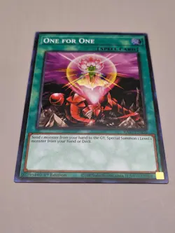 One For One - Super Rare 1st Edition RA03-EN056 - NM - YuGiOh - Image 1