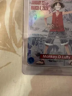 Sealed One Piece Card Game College Monkey D. Luffy US Voyage Promo P-055 - Image 2