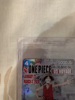 Sealed One Piece Card Game College Monkey D. Luffy US Voyage Promo P-055 - Image 5