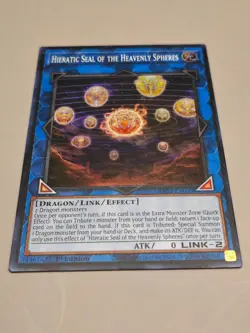 Yugioh! Hieratic Seal of the Heavenly Spheres - RA02-EN039 - Super Rare - 1st Ed - Image 1