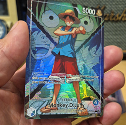 BANDAI One Piece Card Game Monkey D. Luffy OP16-022 Leader Foil ENG 5000 - Image 1