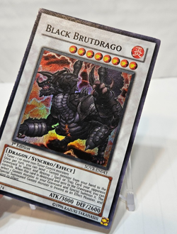Black Brutdrago SOVR-EN043 Super Rare 1st Edition Yugioh 7702 - Image 4