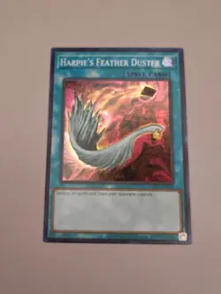 HARPIE'S FEATHER DUSTER SUPER RARE EGO1-EN022 MINT/NM YUGIOH - Image 2