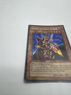 Yugioh Breaker the Magical Warrior MC2-EN002 Limited Edition Secret Rare Played - Image 2