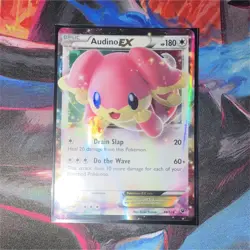 Audino EX Fates Collide 84/124 Rare Holo EX English Pokemon TCG Card - Image 1