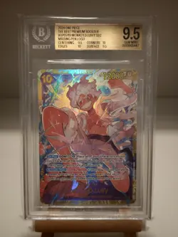 One Piece OP05-119 Monkey D. Luffy Secret Rare Card English Edition - BGS 9.5 - Image 1
