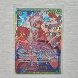 Bandai One Piece Card Game Monkey D. Luffy OP05-119 (PRB-01) Secret Rare Foil - Image 1