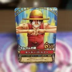 ONE PIECE Card Monkey D. Luffy Gum-Gum Pistol One Piece Berry Match C001 - Image 1