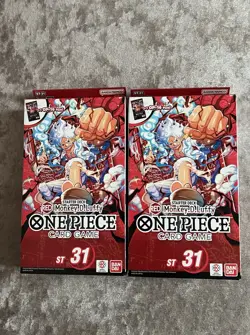 One Piece TCG - 2 x Monkey D. Luffy Starter Deck ST-31 Bandai English SEALED - Image 1