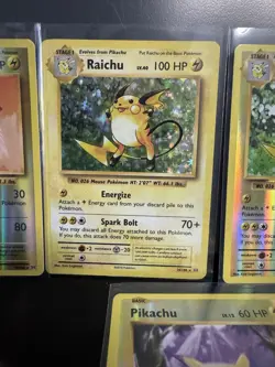 Nintendo Pokemon TCG XY Evolutions Holo 5-Card Lot Electric Type - Image 3