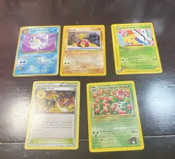 Nintendo Pokemon TCG 1st Edition Vintage 5-Card Lot Butterfree Erika's Ivysaur - Image 1