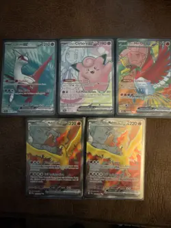 Pokemon TCG Card Lot Of Full Art Double Rare Holos Mixed Lot 40 Cards - Image 1