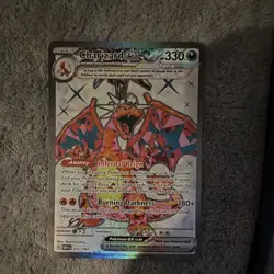 Pokemon TCG Charizard 4-Card Lot: Charizard ex, Radiant, Mega X EX, Terastal - Image 4