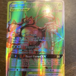 Pokemon TCG 4-Card Lot Dialga VSTAR, Mew V, M Gardevoir EX, TAG TEAM - Image 4
