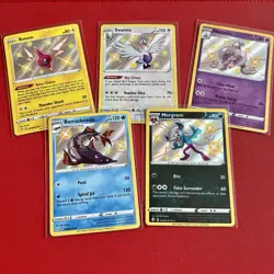 Pokemon TCG: Shining Fates Baby Shiny Card Lot 5x Swanna SV096 Rotom Morgrem NM - Image 3