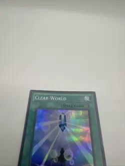 YUGIOH Clear World LCGX-EN217 1st edition Super Rare LP - Image 5