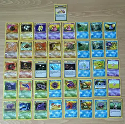 Pokemon TCG Fossil 40-Card Lot English - Image 1