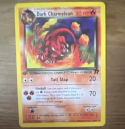 Pokemon TCG Team Rocket 1st Edition Dark Charmeleon 32/82 Uncommon NM - Image 1