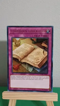 2019 Yugioh Forbidden Apocrypha DUDE-EN047 Ultra Rare Duel Devastator Trap Card - Image 1