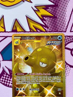 Pokemon TCG - Octillery 178/163 - Battle Styles - Secret Rare - Gold - NM/M - Image 2