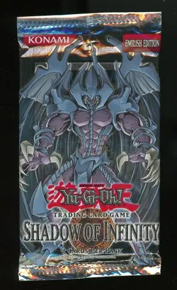 Yugioh Shadow Of Infinity SOI Sealed Booster Pack Unweighed - Image 1