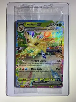 Leafeon EX 006/131 Prismatic Evolutions Surprise Box Promo Stamped Sealed - Image 1