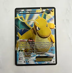 Dragonite EX Full Art 108/111 XY Furious Fists Holo Ultra Rare Pokemon TCG - Image 1