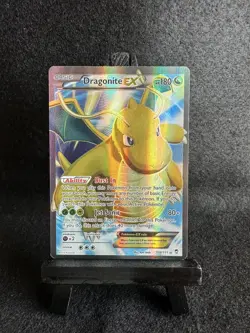 Pokemon TCG Dragonite EX Full Art Ultra Rare Holo Card 108/111 XY Furious Fists - Image 1
