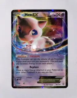 Pokemon TCG Mew EX 46/124 Dragons Exalted Ultra Rare Holo English LP - Image 1