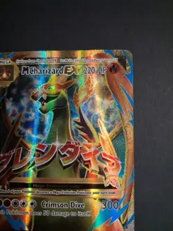 M Charizard EX 101/108 XY Evolutions Ultra Rare Full Art Pokemon Card 2016 Mega - Image 3
