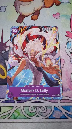 Monkey .D. Luffy P-041 Gear 5 Promo Card One Piece Card game (Paris Expo 2025) - Image 1