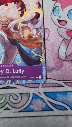 Monkey .D. Luffy P-041 Gear 5 Promo Card One Piece Card game (Paris Expo 2025) - Image 4