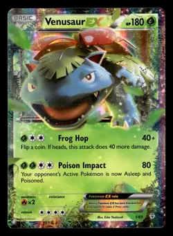 Venusaur EX 1/83 EX Rare Holo Generations Pokemon Card - Image 2