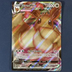 Eevee VMAX SWSH087 - SWSH Black Star - Promo Holo Pokemon Card - NM - Image 1