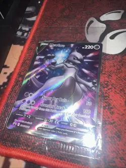 Pokemon Go TCG Mewtwo v SWSH229 Holo Promo Card Sealed, Near Mint - Image 1