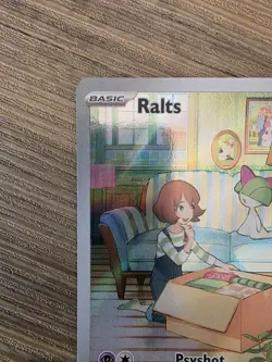 Ralts S&V Base Set Illustration Rare Holo Pokemon TCG Card 211/198 - Image 2