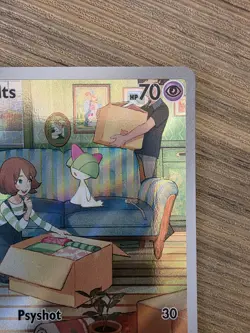 Ralts S&V Base Set Illustration Rare Holo Pokemon TCG Card 211/198 - Image 3